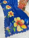 VK 4419 Soft Georgette Digital Ladies Designer Saree Wholesale Market In Surat